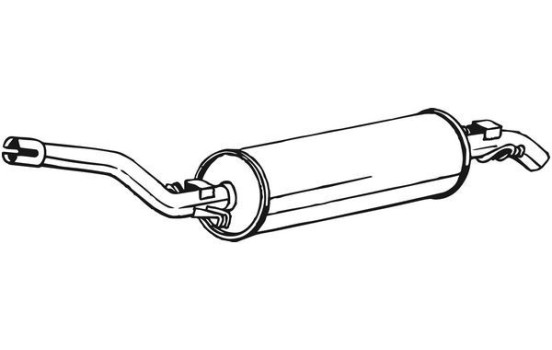 Exhaust backbox / end silencer 278-013 Bosal