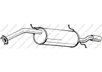 Exhaust backbox / end silencer 278-077 Bosal