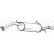 Exhaust backbox / end silencer 278-077 Bosal