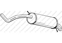 Exhaust backbox / end silencer 278-107 Bosal