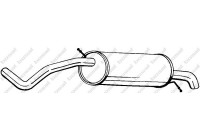 Exhaust backbox / end silencer 278-231 Bosal