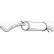 Exhaust backbox / end silencer 278-231 Bosal