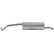 Exhaust backbox / end silencer 278-231 Bosal, Thumbnail 2