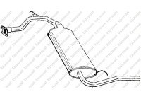Exhaust backbox / end silencer 278-349 Bosal