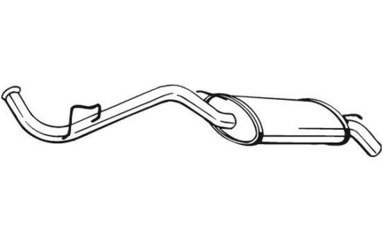 Exhaust backbox / end silencer 278-429 Bosal, Image 2