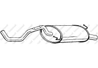 Exhaust backbox / end silencer 278-463 Bosal