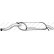 Exhaust backbox / end silencer 278-527 Bosal