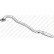 Exhaust backbox / end silencer 278-549 Bosal