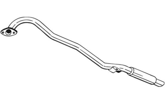 Exhaust backbox / end silencer 278-551 Bosal, Image 2