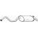 Exhaust backbox / end silencer 278-731 Bosal