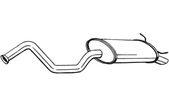Exhaust backbox / end silencer 278-769 Bosal, Image 2