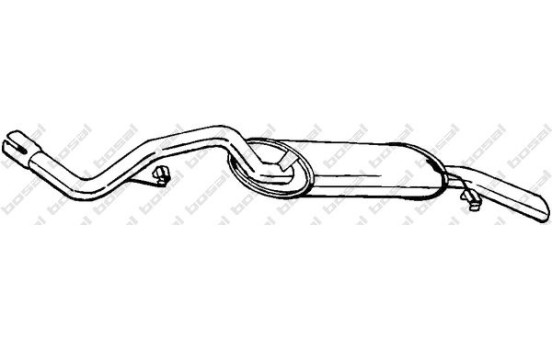 Exhaust backbox / end silencer 278-771 Bosal, Image 2
