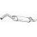Exhaust backbox / end silencer 278-829 Bosal