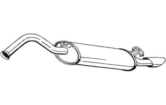 Exhaust backbox / end silencer 278-829 Bosal, Image 2