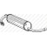 Exhaust backbox / end silencer 278-839 Bosal