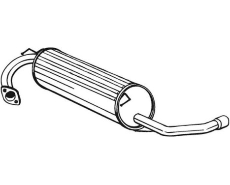 Exhaust backbox / end silencer 278-839 Bosal, Image 2