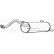 Exhaust backbox / end silencer 278-871 Bosal