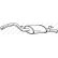 Exhaust backbox / end silencer 278-973 Bosal