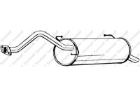 Exhaust backbox / end silencer 279-015 Bosal