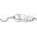 Exhaust backbox / end silencer 279-107 Bosal