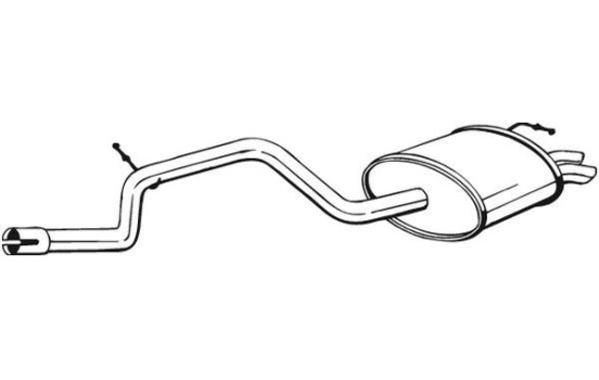 Exhaust backbox / end silencer 279-113 Bosal, Image 2