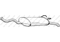 Exhaust backbox / end silencer 279-295 Bosal