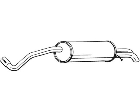 Exhaust backbox / end silencer 279-299 Bosal, Image 2