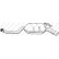 Exhaust backbox / end silencer 279-335 Bosal