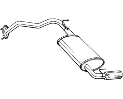 Exhaust backbox / end silencer 279-365 Bosal, Image 2