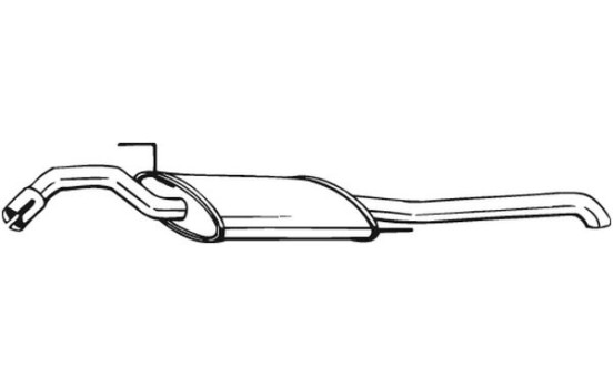 Exhaust backbox / end silencer 279-481 Bosal, Image 2