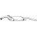 Exhaust backbox / end silencer 279-483 Bosal