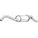 Exhaust backbox / end silencer 279-559 Bosal