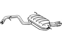 Exhaust backbox / end silencer 279-655 Bosal