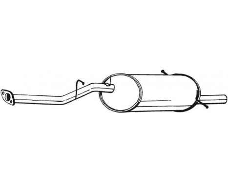Exhaust backbox / end silencer 279-945 Bosal, Image 2