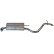 Exhaust backbox / end silencer 280-147 Bosal