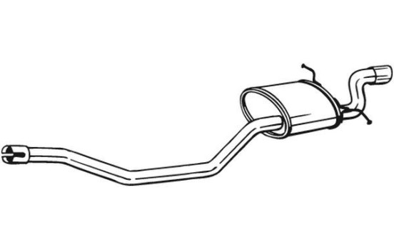 Exhaust backbox / end silencer 280-197 Bosal