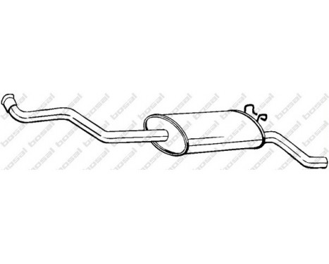 Exhaust backbox / end silencer 280-271 Bosal