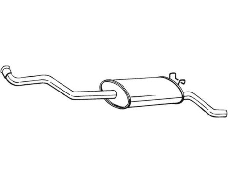 Exhaust backbox / end silencer 280-271 Bosal, Image 2