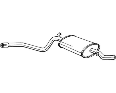 Exhaust backbox / end silencer 280-327 Bosal, Image 2