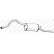 Exhaust backbox / end silencer 280-369 Bosal