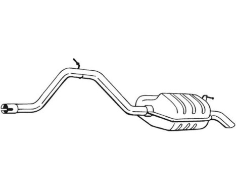 Exhaust backbox / end silencer 281-041 Bosal, Image 2