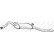Exhaust backbox / end silencer 281-097 Bosal
