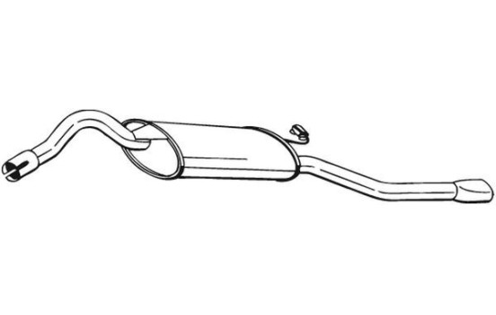 Exhaust backbox / end silencer 281-097 Bosal, Image 2