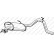 Exhaust backbox / end silencer 281-169 Bosal