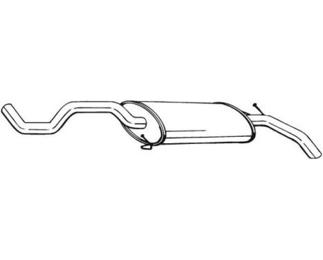 Exhaust backbox / end silencer 281-377 Bosal, Image 2