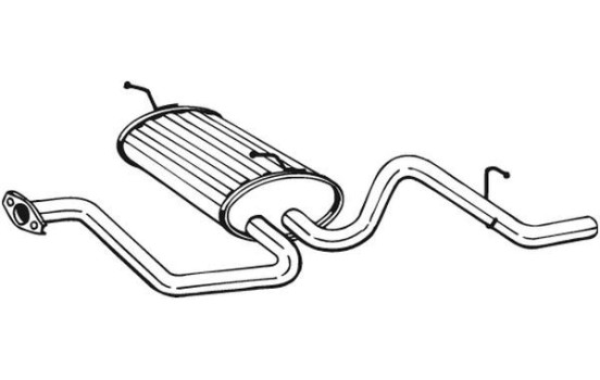Exhaust backbox / end silencer 281-385 Bosal