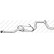 Exhaust backbox / end silencer 281-519 Bosal