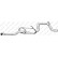 Exhaust backbox / end silencer 281-527 Bosal
