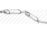 Exhaust backbox / end silencer 281-643 Bosal