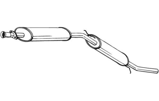 Exhaust backbox / end silencer 281-643 Bosal, Image 2